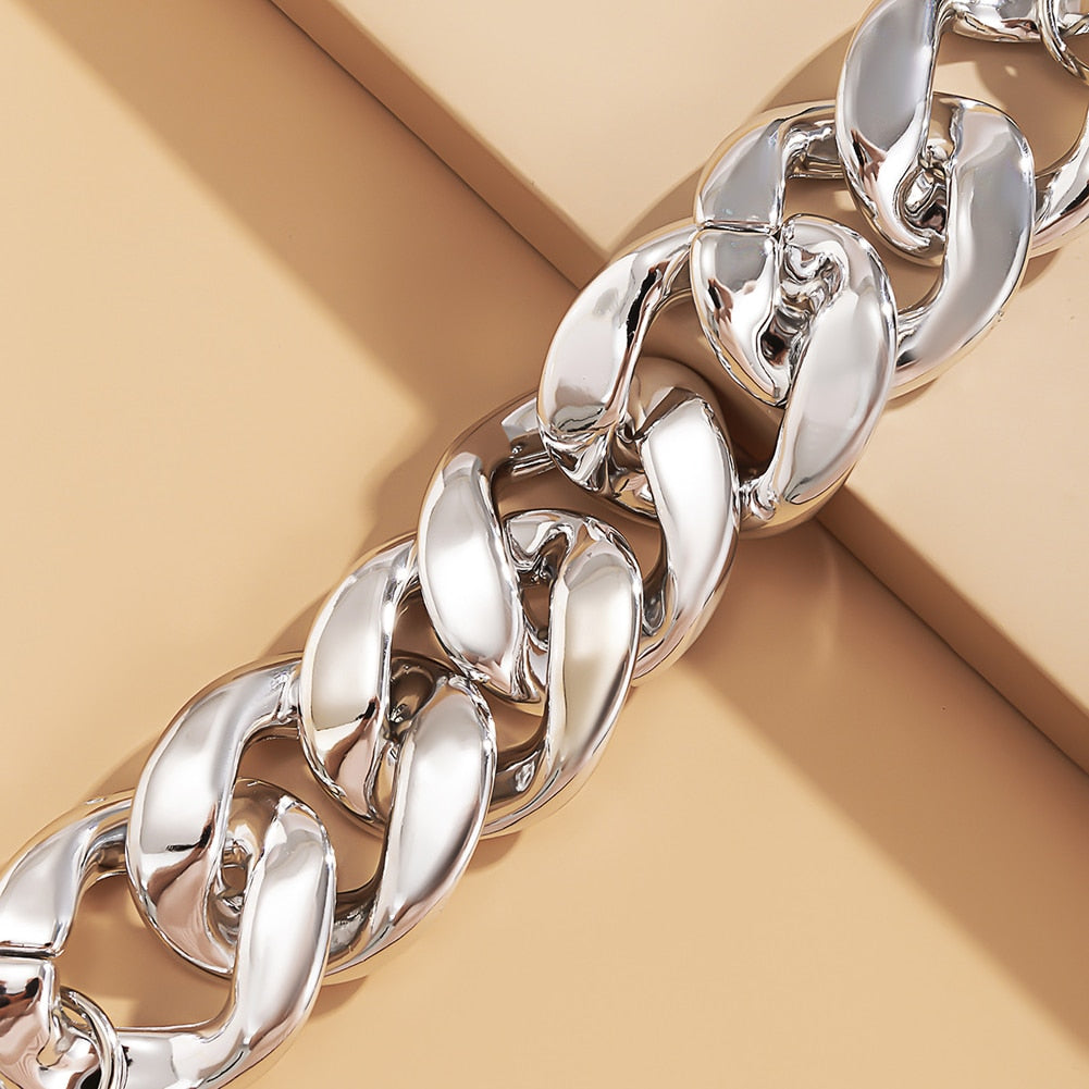 Retro Style Twist Thick Chain Bracelet - Fashion Damsel