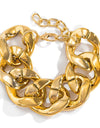 Retro Style Twist Thick Chain Bracelet - Fashion Damsel