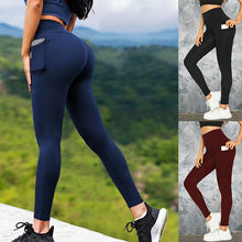 将图片加载到图库查看器，High Waist Yoga Pants with Phone Pocket - Fashion Damsel
