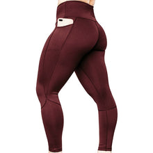 将图片加载到图库查看器，High Waist Yoga Pants with Phone Pocket - Fashion Damsel
