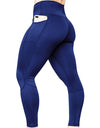 High Waist Yoga Pants with Phone Pocket - Fashion Damsel