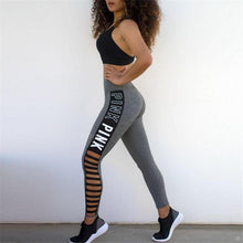 Load image into Gallery viewer, Letter Print Full Length Yoga Pants - Fashion Damsel
