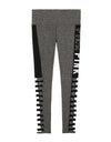Letter Print Full Length Yoga Pants - Fashion Damsel