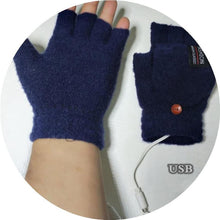 将图片加载到图库查看器，Waterproof USB Electric Double-Sided Heating Glove Mittens With Adjustable Temperature
