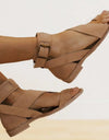 Gladiator Lace Up Sandals - Fashion Damsel