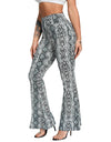 Leopard Print Flare Leggings - Fashion Damsel