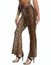 Leopard Print Flare Leggings - Fashion Damsel