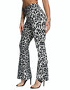Leopard Print Flare Leggings - Fashion Damsel