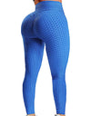 High Waist Textured Gym Workout Leggings