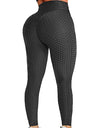 High Waist Textured Gym Workout Leggings