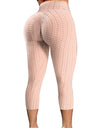 High Waist Textured Gym Workout Leggings