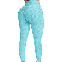 將圖片載入圖庫檢視器 High Waist Textured Gym Workout Leggings
