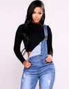 Overalls Jumpsuit Blue Denim Jeans - Fashion Damsel