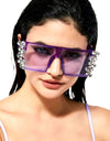 Oversized Diamond Square Sunglasses - Fashion Damsel
