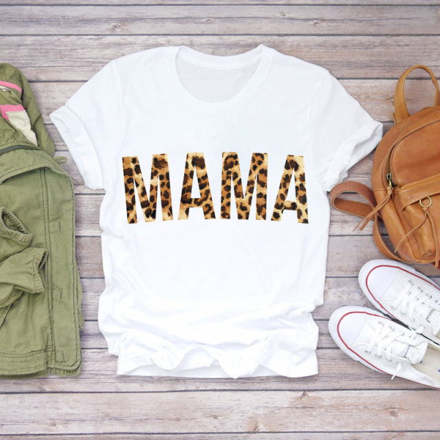 Cartoon Super Mom Life T-Shirt