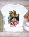 Cartoon Super Mom Life T-Shirt