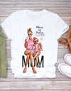 Cartoon Super Mom Life T-Shirt