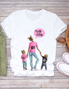 Cartoon Super Mom Life T-Shirt