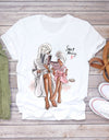 Cartoon Super Mom Life T-Shirt