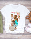 Cartoon Super Mom Life T-Shirt