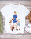 Cartoon Super Mom Life T-Shirt