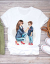Cartoon Super Mom Life T-Shirt