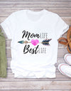 Cartoon Super Mom Life T-Shirt