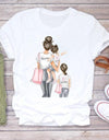 Cartoon Super Mom Life T-Shirt