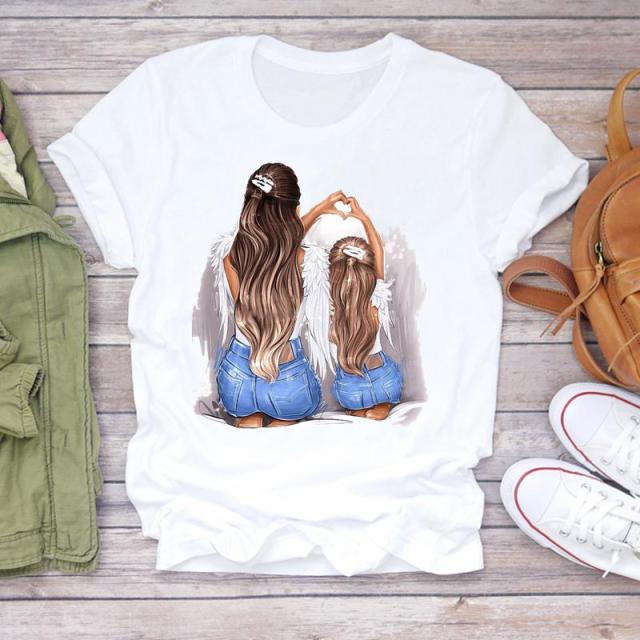 Cartoon Super Mom Life T-Shirt