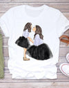Cartoon Super Mom Life T-Shirt
