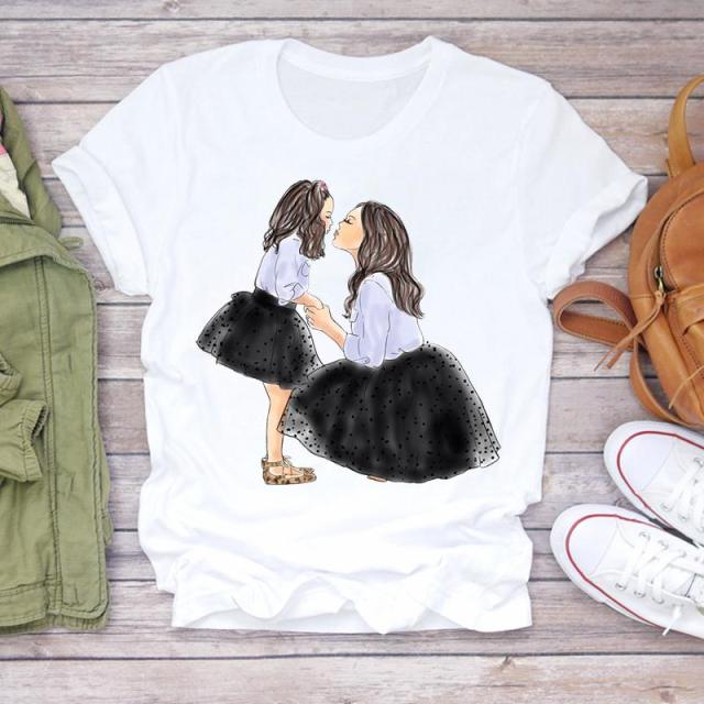 Cartoon Super Mom Life T-Shirt