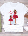 Cartoon Super Mom Life T-Shirt