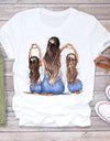 Cartoon Super Mom Life T-Shirt