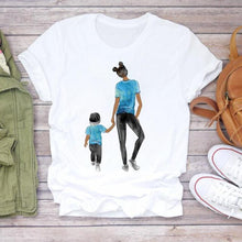 Load image into Gallery viewer, Cartoon Super Mom Life T-Shirt
