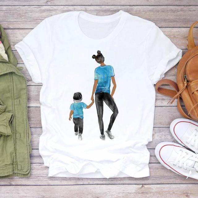Cartoon Super Mom Life T-Shirt