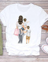 Cartoon Super Mom Life T-Shirt