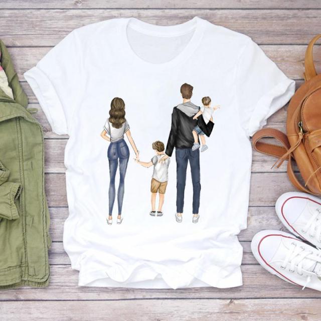 Cartoon Super Mom Life T-Shirt