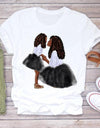 Cartoon Super Mom Life T-Shirt