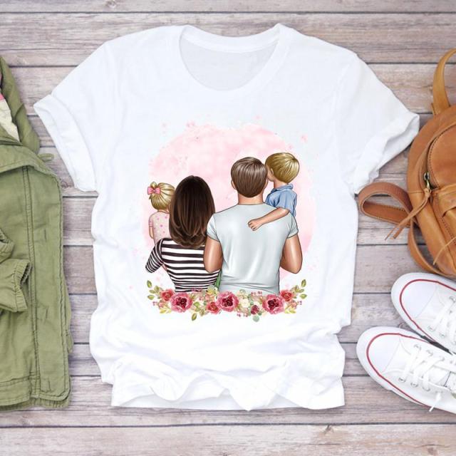 Cartoon Super Mom Life T-Shirt