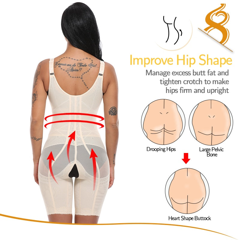 Women's Waist Trainer Shapewear Bodysuit