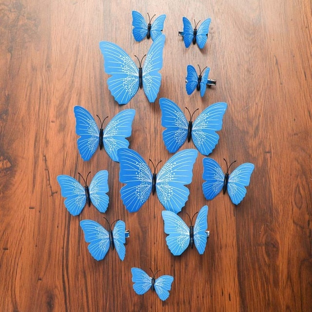 Handmade Blue Butterfly Headband