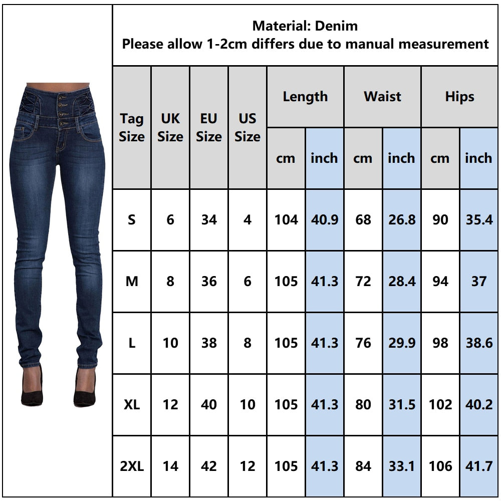 High Waist Streetwear jeans - Fashion Damsel