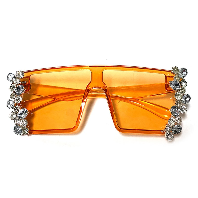 Oversized Diamond Square Sunglasses - Fashion Damsel