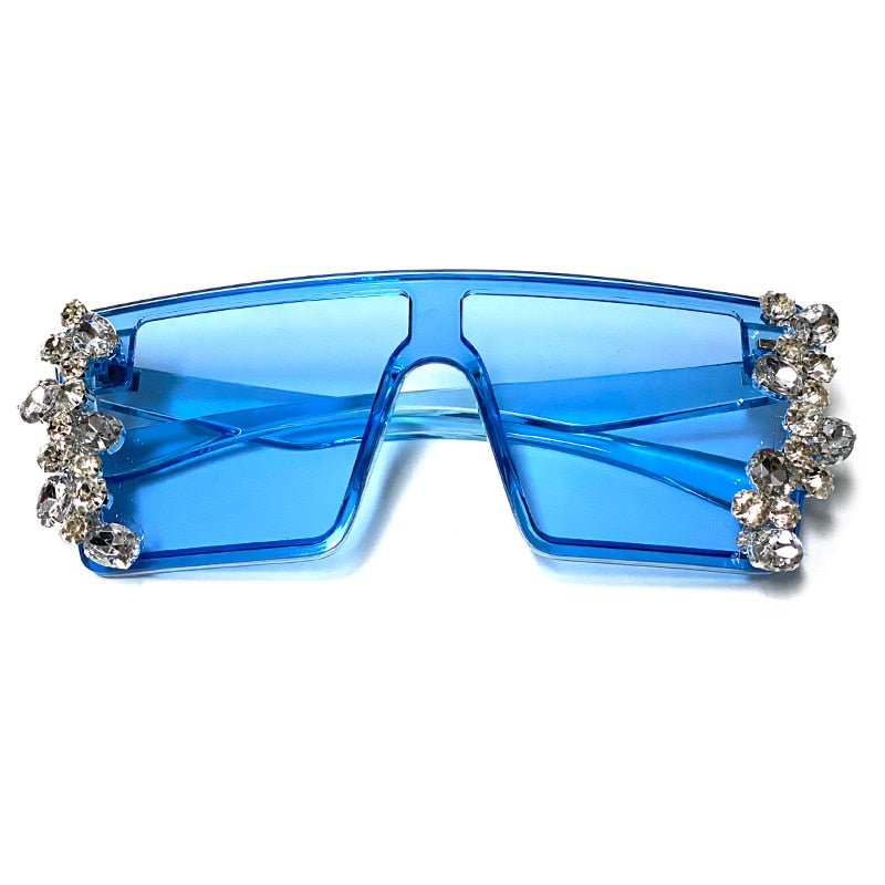 Oversized Diamond Square Sunglasses - Fashion Damsel