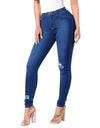 Winter Stretch Ripped High Waist jeans - Fashion Damsel