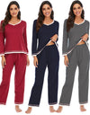 Autumn And Winter Sleepwear set - Fashion Damsel