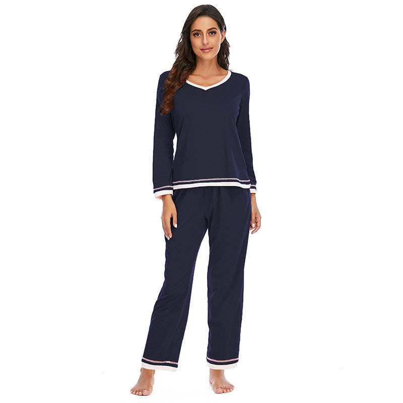 Autumn And Winter Sleepwear set - Fashion Damsel