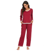 Cargar imagen en el visor de la galería, Autumn And Winter Sleepwear set - Fashion Damsel
