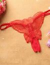 Lace Panties Butterfly Hollow Thong