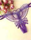 Lace Panties Butterfly Hollow Thong